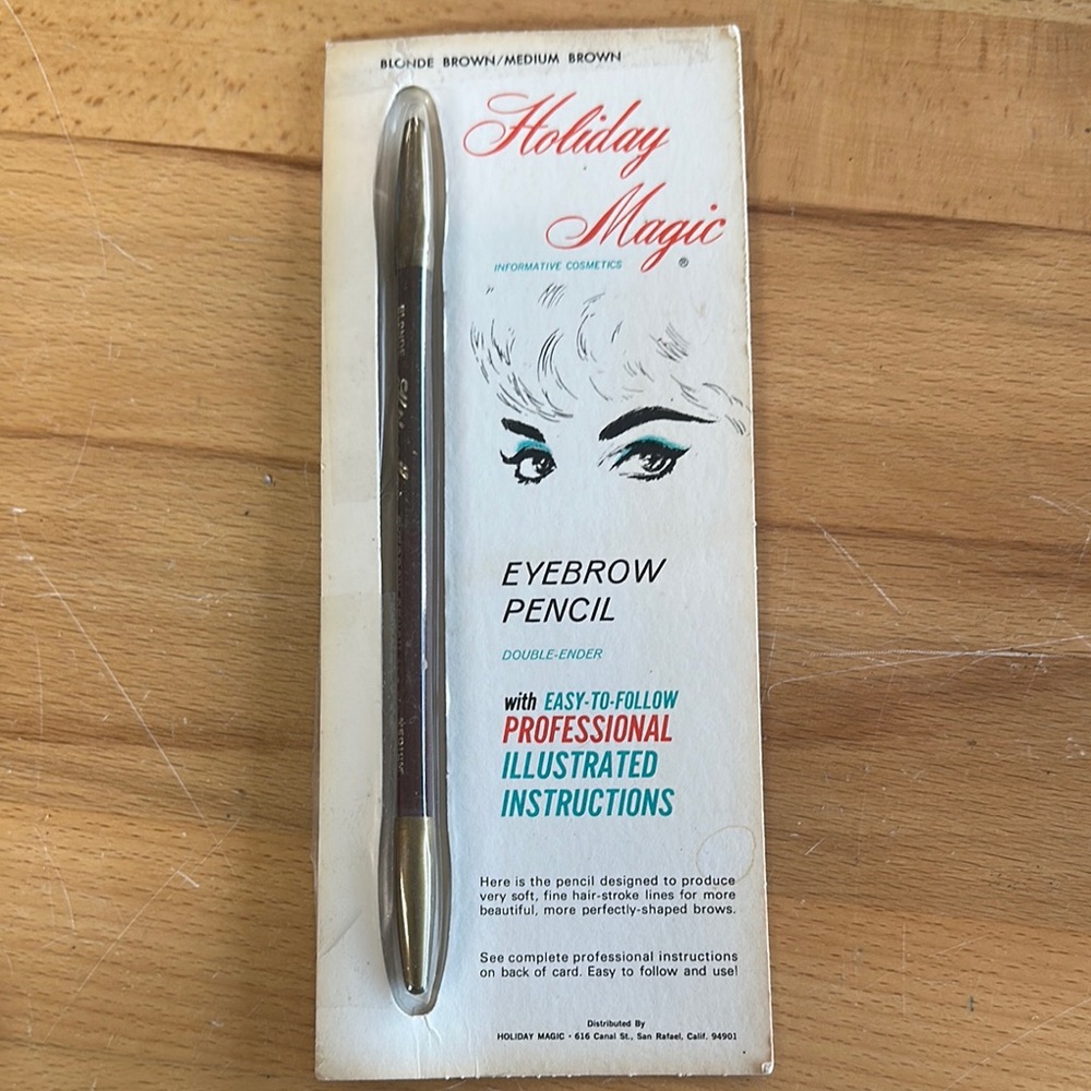 New vintage Holiday Magic eye liner‎ pencil 1960s